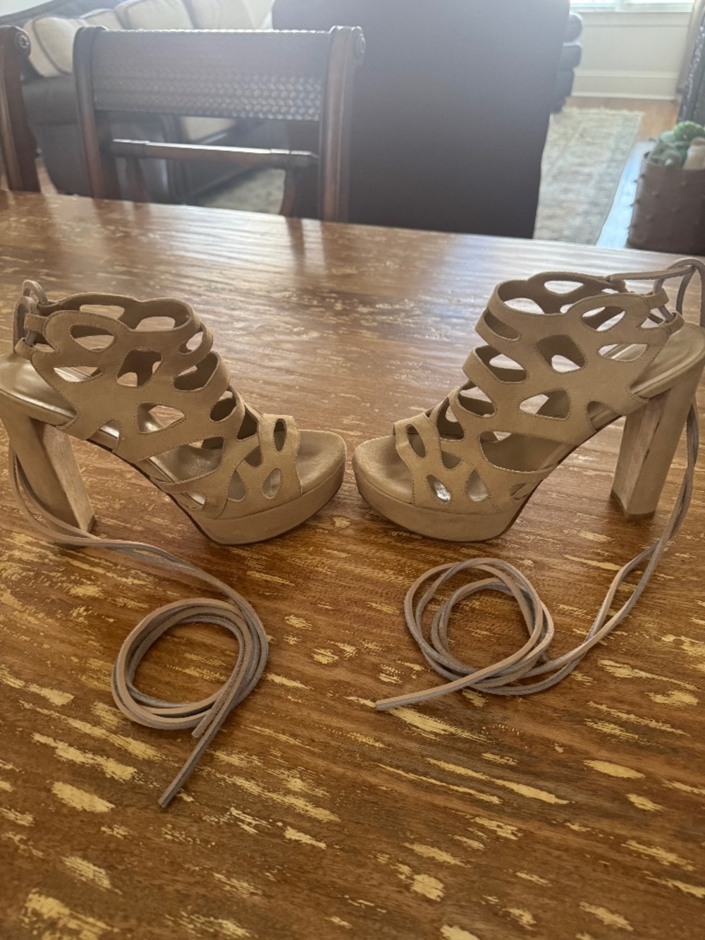 Stuart Weitzman platform shoes